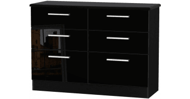 Knightsbridge 6 Drawer Midi Chest