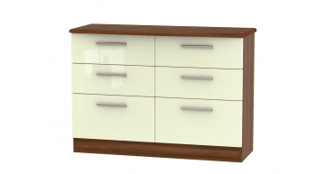 Knightsbridge 6 Drawer Midi Chest