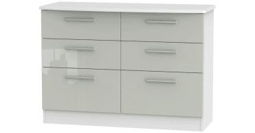 Knightsbridge 6 Drawer Midi Chest