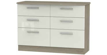 Knightsbridge 6 Drawer Midi Chest