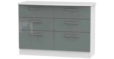 Knightsbridge 6 Drawer Midi Chest
