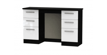 Knightsbridge Double Pedestal Dressing Table