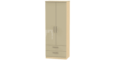 Knightsbridge Tall 2ft6in 2 Drawer Wardrobe