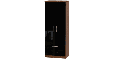 Knightsbridge Tall 2ft6in 2 Drawer Wardrobe