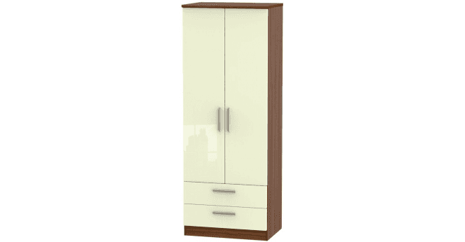 Welcome Knightsbridge Tall 2ft6in 2 Drawer Wardrobe