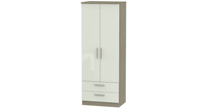 Welcome Knightsbridge Tall 2ft6in 2 Drawer Wardrobe