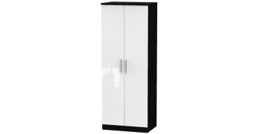 Knightsbridge Tall 2ft6in Double Hanging Wardrobe