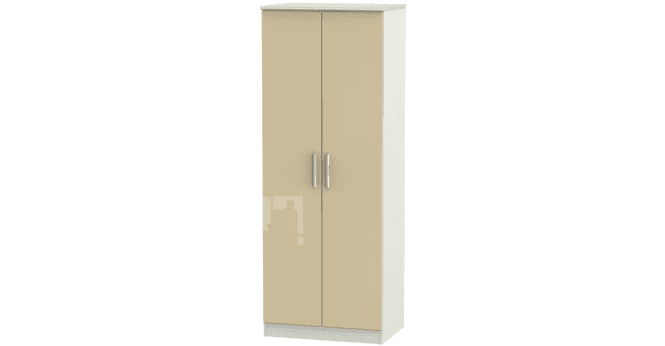 Welcome Knightsbridge Tall 2ft6in Double Hanging Wardrobe