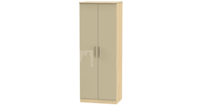 Welcome Knightsbridge Tall 2ft6in Double Hanging Wardrobe