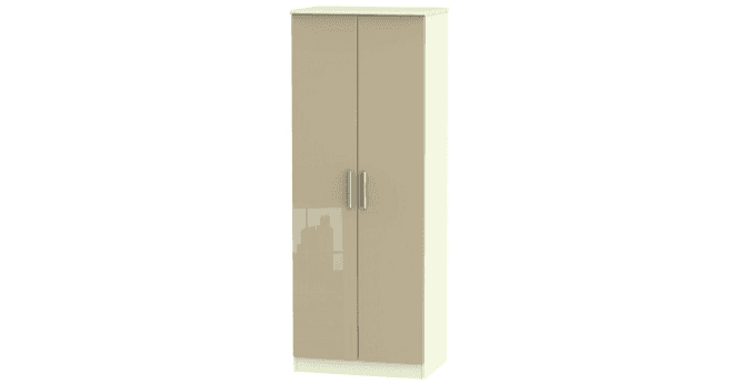 Welcome Knightsbridge Tall 2ft6in Double Hanging Wardrobe