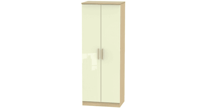 Welcome Knightsbridge Tall 2ft6in Double Hanging Wardrobe