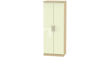 Knightsbridge Tall 2ft6in Double Hanging Wardrobe