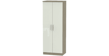 Knightsbridge Tall 2ft6in Double Hanging Wardrobe