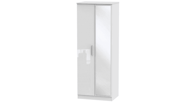 Welcome Knightsbridge Tall 2ft6in Mirror Wardrobe