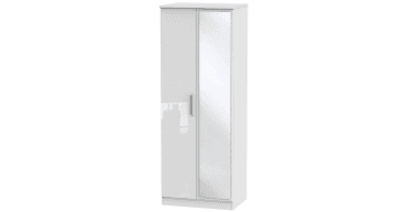 Knightsbridge Tall 2ft6in Mirror Wardrobe
