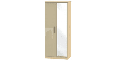 Knightsbridge Tall 2ft6in Mirror Wardrobe