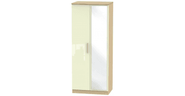 Knightsbridge Tall 2ft6in Mirror Wardrobe