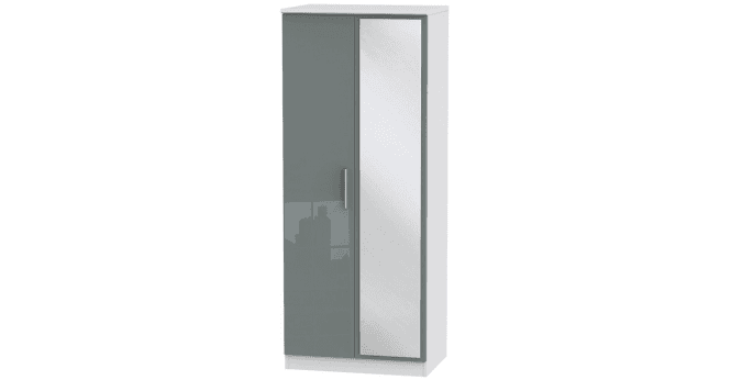 Welcome Knightsbridge Tall 2ft6in Mirror Wardrobe