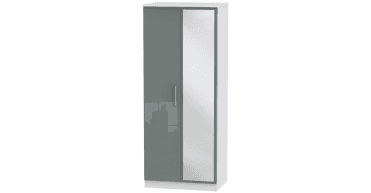 Knightsbridge Tall 2ft6in Mirror Wardrobe