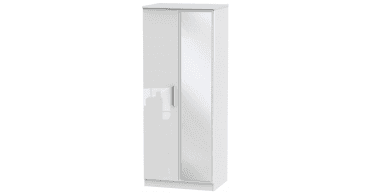 Knightsbridge Tall 2ft6in Plain Wardrobe