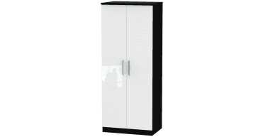 Knightsbridge Tall 2ft6in Plain Wardrobe