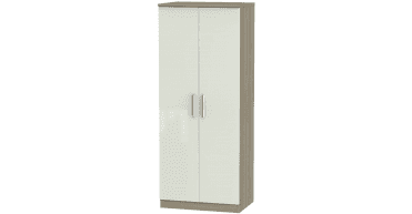 Knightsbridge Tall 2ft6in Plain Wardrobe