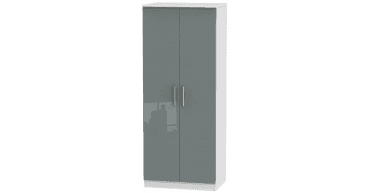 Knightsbridge Tall 2ft6in Plain Wardrobe