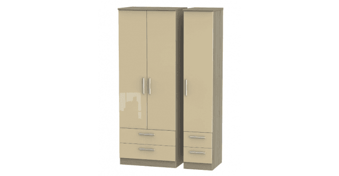 Welcome Knightsbridge  Tall Triple 2 Drawer + Drawer Wardrobe