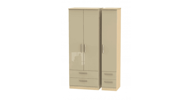 Welcome Knightsbridge  Tall Triple 2 Drawer + Drawer Wardrobe