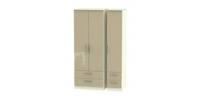 Welcome Knightsbridge  Tall Triple 2 Drawer + Drawer Wardrobe