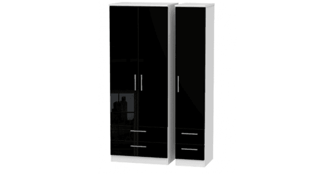 Welcome Knightsbridge  Tall Triple 2 Drawer + Drawer Wardrobe