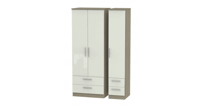 Welcome Knightsbridge  Tall Triple 2 Drawer + Drawer Wardrobe