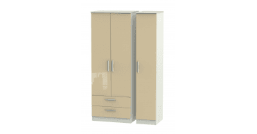 Knightsbridge Tall Triple 2 Drawer Wardrobe