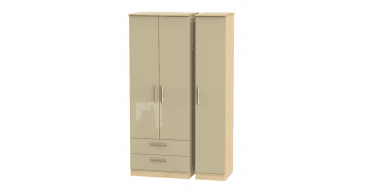 Knightsbridge Tall Triple 2 Drawer Wardrobe