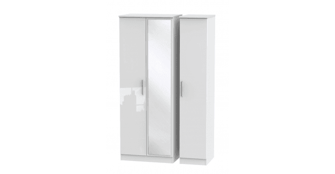 Welcome Knightsbridge Tall Triple Mirror Wardrobe