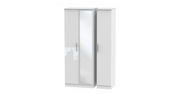 Knightsbridge Tall Triple Mirror Wardrobe