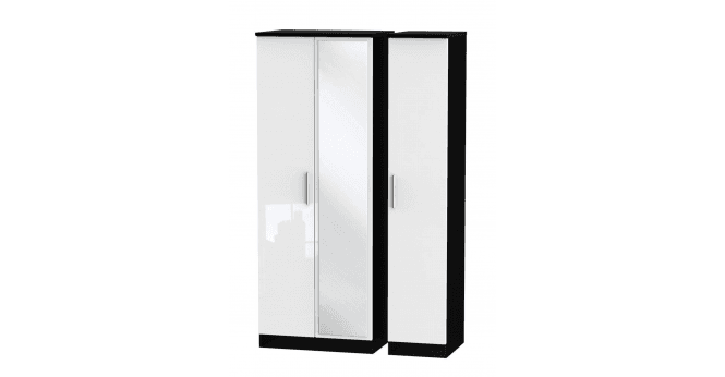 Welcome Knightsbridge Tall Triple Mirror Wardrobe