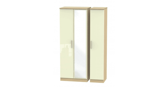 Welcome Knightsbridge Tall Triple Mirror Wardrobe