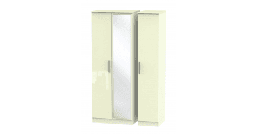 Knightsbridge Tall Triple Mirror Wardrobe