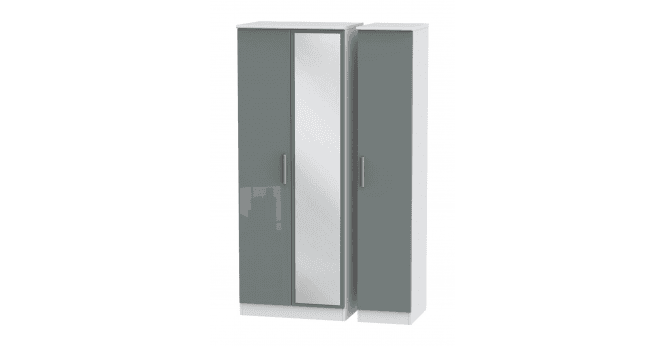 Welcome Knightsbridge Tall Triple Mirror Wardrobe