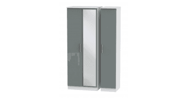 Knightsbridge Tall Triple Mirror Wardrobe