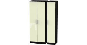 Knightsbridge Tall Triple  Wardrobe