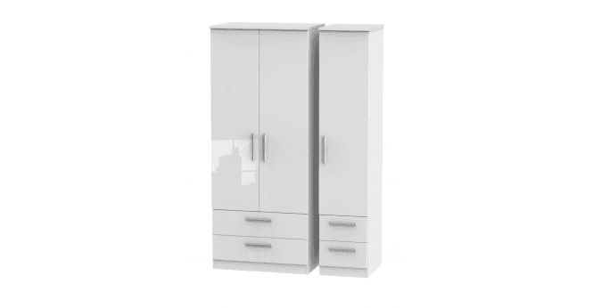 Welcome Knightsbridge Triple 2 Drawer + Drawer Wardrobe