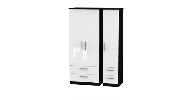 Welcome Knightsbridge Triple 2 Drawer + Drawer Wardrobe