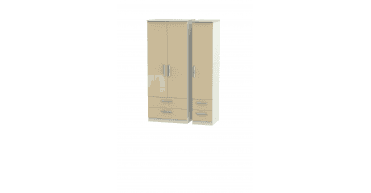 Knightsbridge Triple 2 Drawer + Drawer Wardrobe