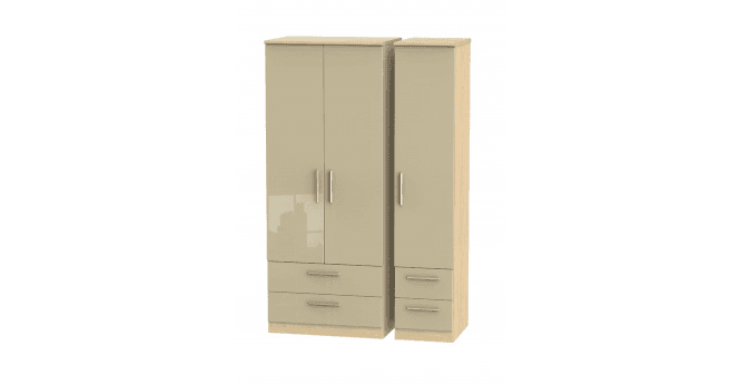 Welcome Knightsbridge Triple 2 Drawer + Drawer Wardrobe