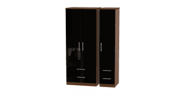 Knightsbridge Triple 2 Drawer + Drawer Wardrobe