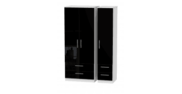 Knightsbridge Triple 2 Drawer + Drawer Wardrobe