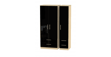 Knightsbridge Triple 2 Drawer + Drawer Wardrobe