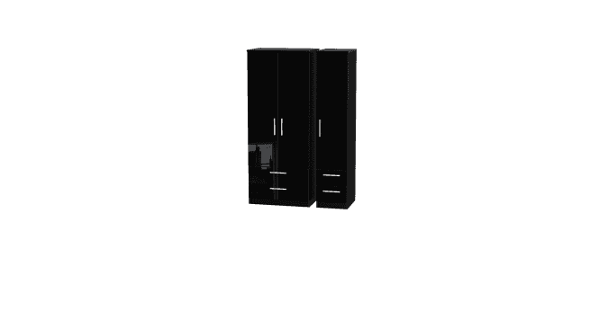 Welcome Knightsbridge Triple 2 Drawer + Drawer Wardrobe